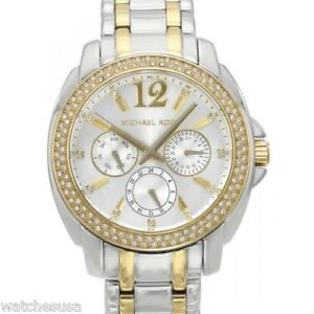 Michael Kors two tone Mk5693 cameron watch